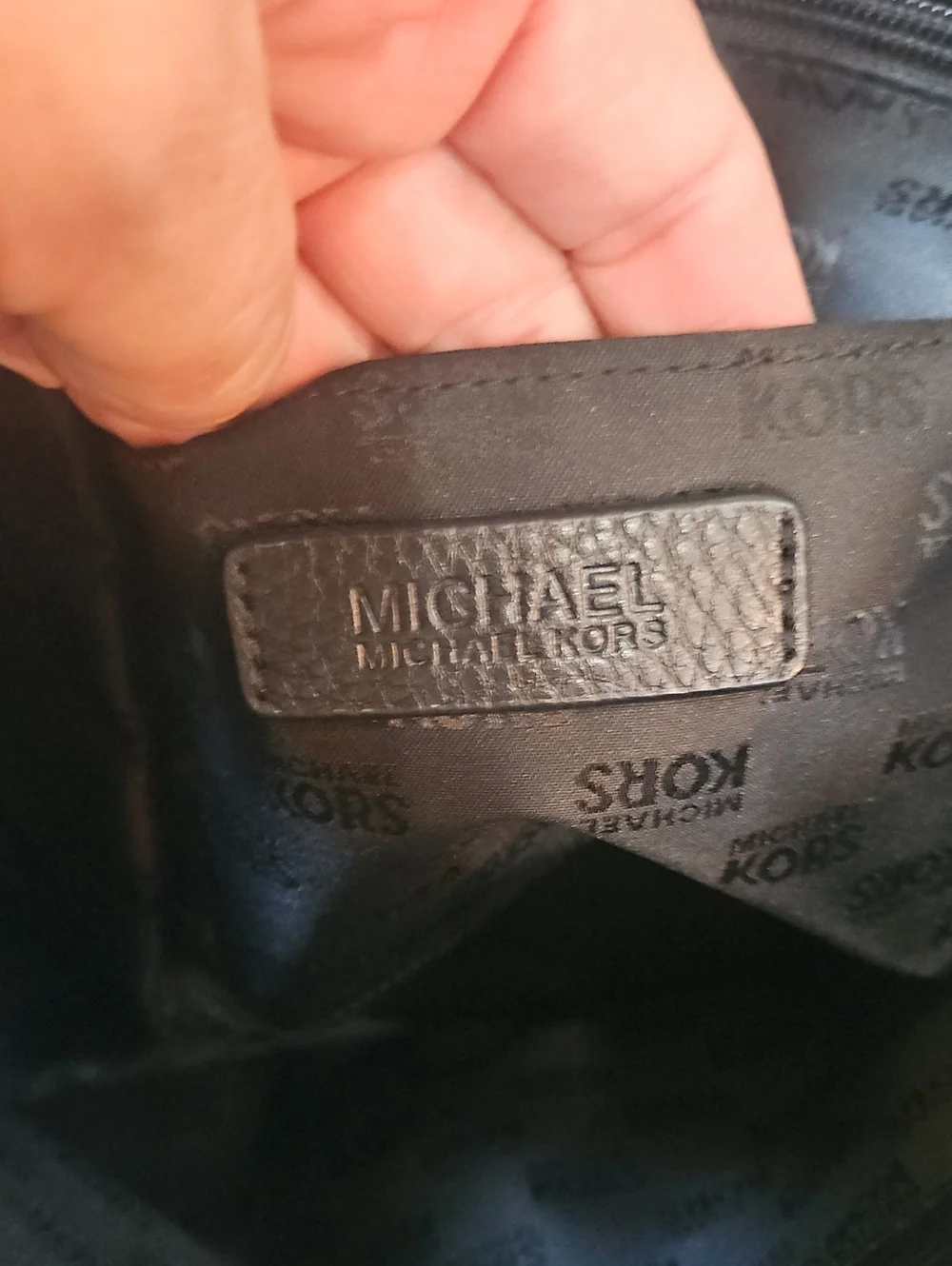 Michael Kors Hobo Buttery Soft Leather Black and Cream Tote‎ Bag